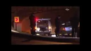 Gözaltına alınan şüphelinin polis aracını yaktığı iddiası
