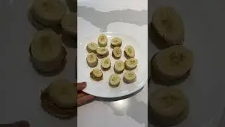 chocolate-dipped banana pb bites 