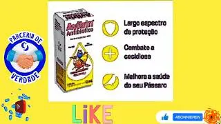 Avitrin Antibiótico para pássaros e aves 👍🤝⭐⭐⭐⭐⭐