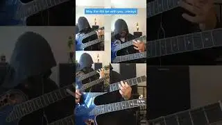 Force theme acoustic double neck guitar