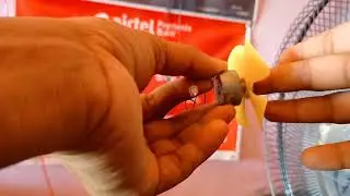 free energy with 4 vold DC Motor বাতাস দিয়ে লাইট জ্বালানো...........