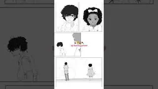 My MANGA PAGE Drawing Process💖👒✒️🎨 