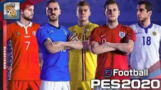 eFootball PES 2020 Kits NATIONALS UEFA (EURO 2020)
