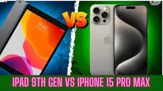 ipad 9th generation vs iphone 15 pro max tdm screen recording PUBG test#pubgmobile #iphone