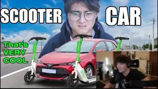 Masayoshi reacts to Michael Reeves "I Built a Car out of Scooters"