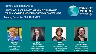 Early Years Climate Action Task Force: Listening Session