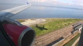 Awesome Airplane Shadow!!!  Gorgeous HD A320 Landing in Copenhagen Kastrup On SAS!!!
