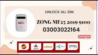 zong mf25 unlock all sim ll zong mf25 imei repair ll zong mf25 red light fix ll zong no service fix