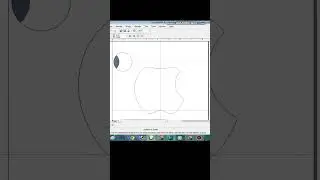 Apple Logo in Corel Draw #logo #logodesign #coreldraw #coreldrawtutorial #dtp #creative