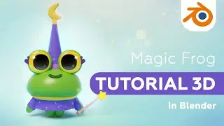 3D Frog Character Modeling | Blender Tutorial for Beginners [RealTime]