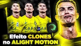 Como fazer efeito de CLONES no ALIGHT MOTION