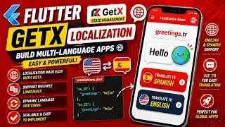 Flutter Android Localization Tutorial: Implementing the Get-X Package for Internationalization