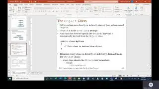 Java II   Chapter 10   Class 2   Part 3  Chain of Inheritance