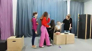Открытый урок в актерской школе-студии Сахар,группа 4