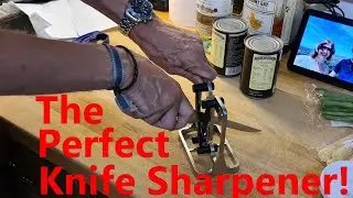 Quick and Easy, but Blade Damage is Inevitable with This Knife Sharpener