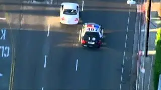 Police high-speed pursuit near Pacoima LA