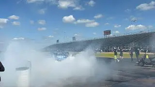 INSANE BURNOUT at the Big Show Down 4!! Loudest Exhaust Competition!