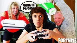 Ignoro a mis PADRES durante 24 Horas mientras juego Fortnite😰 *Acaba Mal*