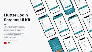 Flutter Login Screens Ui Kit with Source Code
