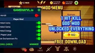 Shadow fight 2 unlocked everything mod menu apk