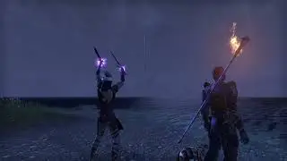 The Elder Scrolls. Observing Adamantine Tower. Stormhaven coast