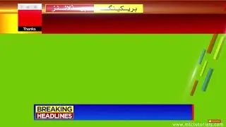 Breaking News Green Screen | 3D News Headlines After Effects