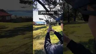 JPG vs RAW Photography 📸 #lightroom #lightroomtutorial #iphonephotography #colorgrading #jpgvsraw