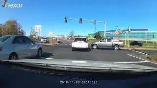 Close call red light runner