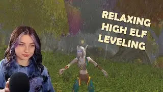 ASMR | Trying Out a High Elf in a Custom WoW Zone 🌧️ Relaxing Rain Sounds