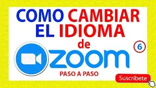 como CAMBIAR el IDIOMA de ZOOM