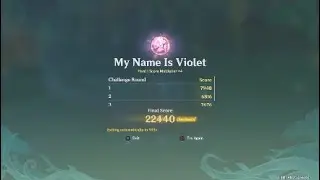 Genshin Inpact||My Name is Violet (hard)