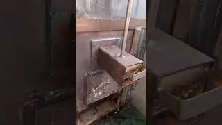 Печка на отработке или капельная горелка на отработке 