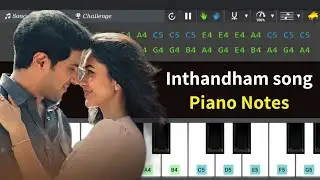 Inthandham song piano notes | 
