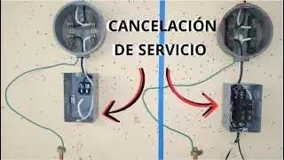 CANCELACIÓN DE SERVICIO 110 V - ELECTRICIDAD