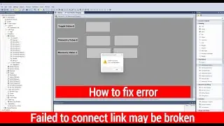 Failed to Connect Link May Be Broken || How to FactoryTalk View Studio Site Edition