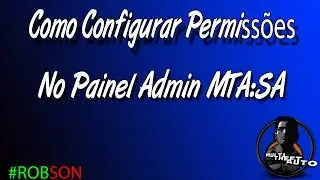 Como Editar Permissões Painel Admin MTA
