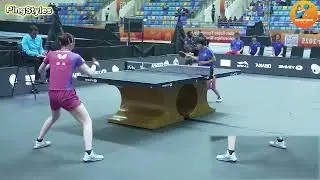 How Kim Kum Yong’s Mysterious Longpips Style Stunned World No. 14 Hina Hayata #tabletennis #longpips