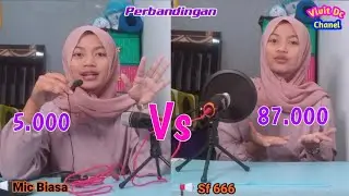 Bandingin Microfon Condenser Sf-666 Vs Clip on murah!Hasil nya bikin kaget😱