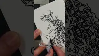 Fountain Pens are Magical Doodling Machines! #shorts #doodle #art