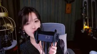 (恩七不甜) 会员专属视频 Enqi ASMR No Talking Mouth Sounds