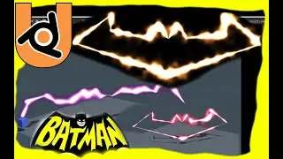 Batman electricity, The lightning ( BGE / UPBGE / Blender Gmae Engine )