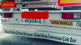 Kamyon arkası yazılar… #kamyon #komikvideolar #kamyonarkasıyazıları