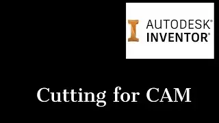 Cutting hole in sheet metal for CNC in Inventor 2021