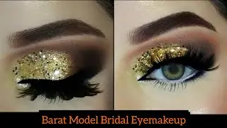 Easy Golden Barat Model Bridal Makeup tutorial ||Using Only Affordable Products||Step by Step Guide