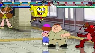 Mugen Request Battle #15 Panty And Spongebob Vs Drunky And Peter