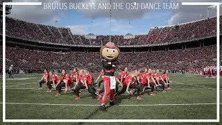 Ohio State Dance Team and Brutus Buckeye NEW KILLER dance!!
