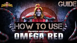 How to  use Omega Red | Guide| Marvel Contest of Champions