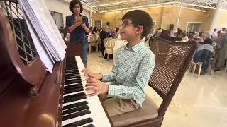 Performing piano together with my  boys Cyril & Carl must have been a truly special experience