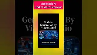 vidu studio AI is a Text-to-Video Generator Aai Tool #ai #vidustudio #aitools