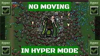 Vampire Survivors No Moving Challenge in HYPER MODE - Stage 1